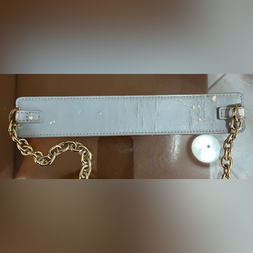 Love Moschino Quilted pale blue Crossbody Bag. See pictures - Picture 6 of 6